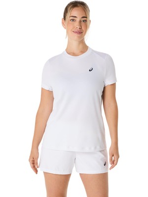Asics Court Ss Top Kadın Beyaz Kısa Kollu Tshirt 2042A371-100
