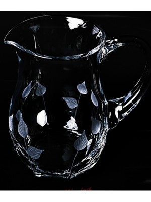 Yaprak Dekor Küçük Rakı Sürahisi Paşabahçe