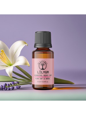 Di Natural Lilyum Esansiyel Uçucu Yağ %100 Saf & Doğal 10 ml