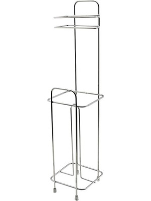 Şık Krom Metal Yatay Wc Kağıtlık, Modern ve Kullanışlı Tasarım Ile.