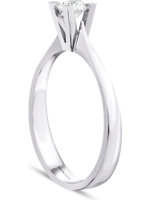 Assos Pırlanta 0.26 Karat Pırlanta Tektaş Yüzük