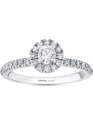 Assos Pırlanta 0.87 Karat Pırlanta Tektaş Yüzük