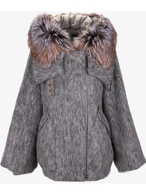 Valmenti Kadın Tekstil Vizon Kaban Mont 616 8576 Bn Kaban SK25/26 Vızon