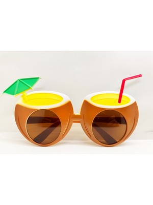 River World Parti Gözlüğü Yaza Merhaba Tasarımı Hindiztan Cevizi