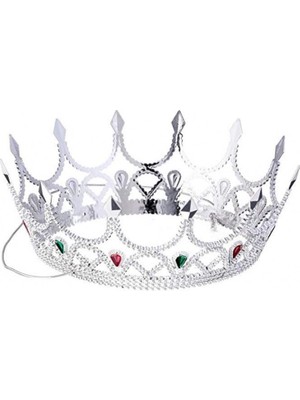 Hediye Bahçesi Rönesans Kraliçe Tacı Gümüş Renk