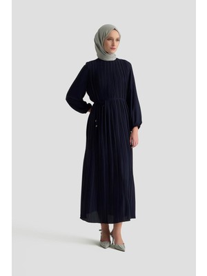 Armine Elbise ORTD9435-1 Lacivert