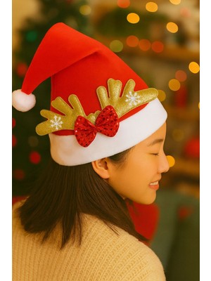 Yoyoso Yeniyıl Temalı  Geyik Figürlü Şapka