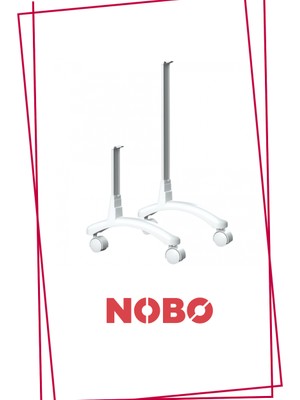 NOBO FS40 Tekerlekli Ayak | Panel Isıtıcı Uyumlu, Hızlı Montaj, Seyyar Kullanım Aparatı (40 cm)