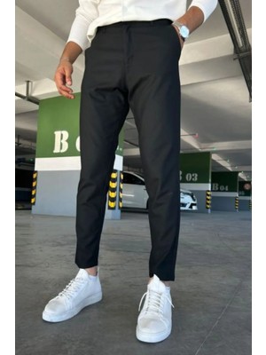 Hello7 Erkek Kaliteli Esnek Likralı Italyan Kesim Her Ortama Uygun Şık ve Rahat Esnek Kumaş Pantolon