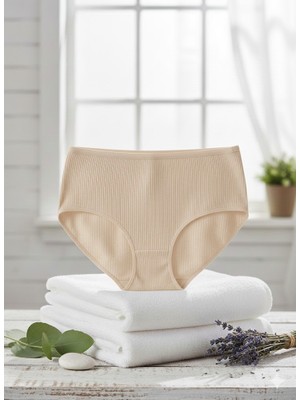 Woan 3'lü Set Konfor ve Doğallığı Birleştiren Fitilli Kaşkorse Bato Külot