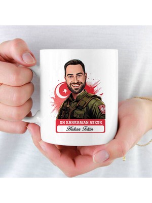 Hr Production Mesleklere Özel Hediyelik|kişiselleştirilebilir Asker-Komutan Hediye Kupa Bardak