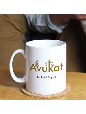 Hr Production Mesleklere Özel Hediyelik|kişiselleştirilebilir Avukat 2 Hediye Kupa Bardak