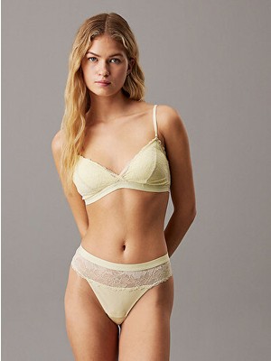 Calvin Klein Kadın Yeşil Thong Külot