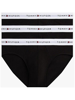 Tommy Hilfiger Erkek Siyah 3'lü Slip Paketi