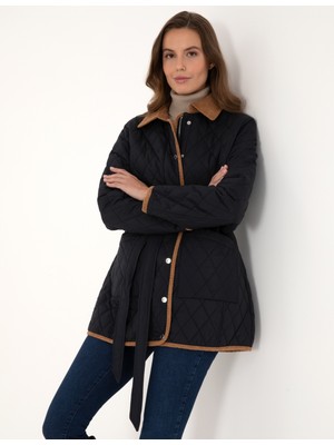 Pierre Cardin Kadın Lacivert Regular Fit Kaban 50309051-VR033