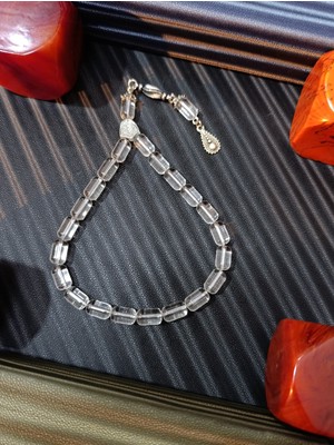 Anemore Collection Cam Tesbih Şeffaf Renk Efe Bilek Boy