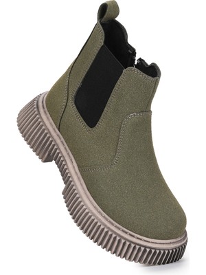 Kiko Kids Penka Fermuarlı Erkek Çocuk Günlük Bot Ayakkabı