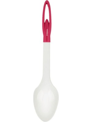 Sprenda Beyaz Inci Plastik Servis Kaşığı, Şık ve Kullanışlı Mutfak Gereci 31CM