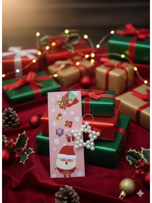 Renkli Noel Baba ve Yıldız Anahtarlık Seti, Süs ve Hediye Seçeneği