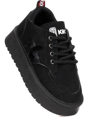 Kiko Kids Parva Bağcıklı Kız Çocuk Günlük Spor Bot Ayakkabı