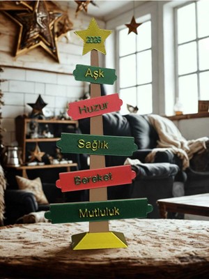 Renkli Dilek Ağacı Dekoru, Yeni Yıl Şıklığı ve Sıcaklığı Için Ideal