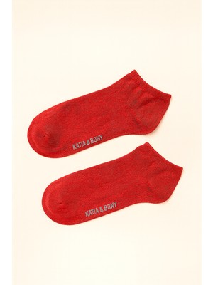 Katia & Bony Çocuk Step Çorap Kırmızı