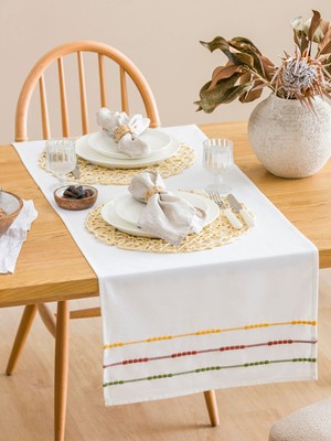 Lc Waikiki Yeni Sezon Çizgi Nakışlı Runner 45X150 cm