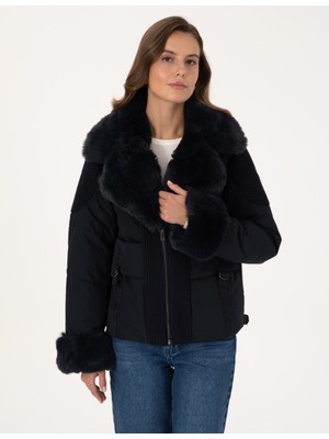Pierre Cardin Kadın Lacivert Comfort Fit Mont 50308949-VR033