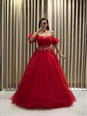 Kaleiçi Yıldızlar Kırmızı Balon Kol Nişanlık