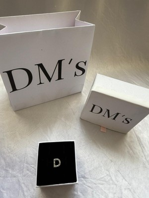 DMs Silver D Harf Gümüş Charm'ı