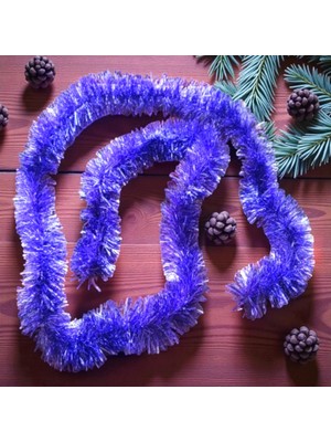 Oktay Sesal Boyun Simi 2 Metre Mor Yılbaşı Boyun Simi Yumuşak Garland Yılbaşı Süslemeleri