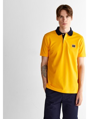 Gant Erkek Sarı Regular Fit Polo