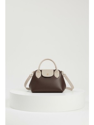 Random Shopping Kadın Suni Deri Saplı Küçük Boy El ve Omuz Çantası