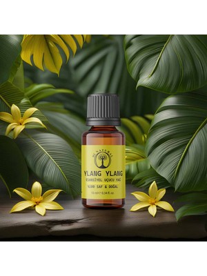 Di Natural Ylang Ylang Esansiyel Uçucu Yağ %100 Saf & Doğal 10 ml