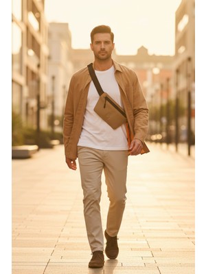 Camel (Deve Tüyü) Slant Bel Çantası