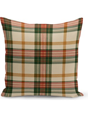 Yılbaşı Temalı Çift Taraflı Dijital Baskılı Kırlent Kılıfı, Çok Renkli