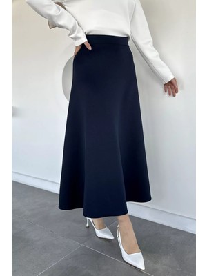 Julude Bel Lastikli Scuba Tesettür Kiloş Etek P-00018921