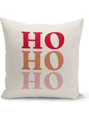 Yılbaşı Temalı Çift Taraflı Dijital Baskılı Kırlent Kılıfı