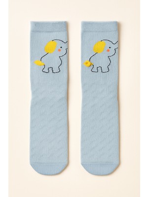 Katia & Bony Çocuk Hayvan Desenli Soket Çorap Mavi
