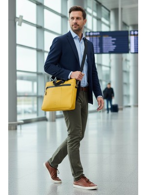 Mustard (Hardal) Align Laptop Çantası