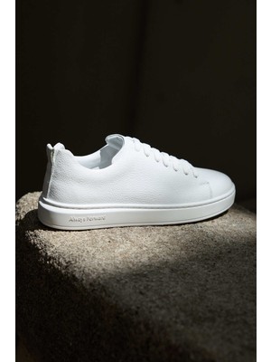 Vantaggio Shoes Atlas Bağcıklı %100 Hakiki Deri Erkek Sneaker Ayakkabı