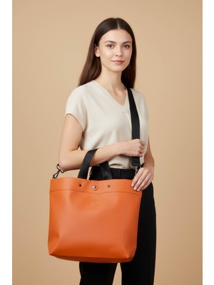 Tangerine (Mandalina) Loop Tote Bag Çanta