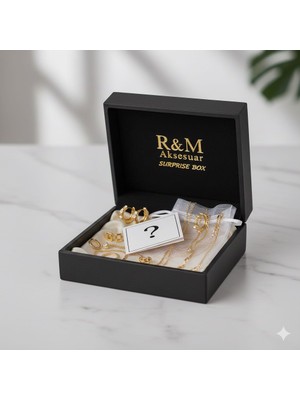 Sürpriz Takı Kutusu -8 Adet Takı + Sürpriz Hediyeler