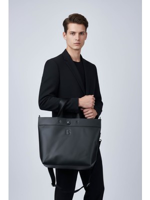 Onyx (Siyah) Loop Tote Bag Çanta