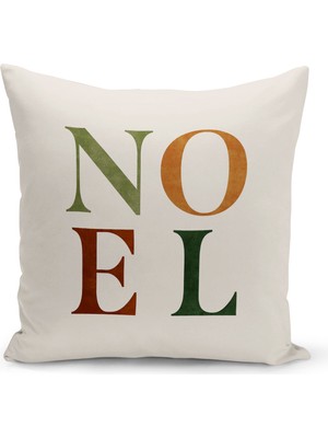 Yılbaşı Temalı Çift Taraflı Dijital Baskılı Kırlent Kılıfı