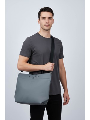 Ash (Kül Grisi) Loop Tote Bag Çanta