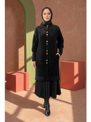 Hjakim Yaka Çıt Çıtlı Hırka