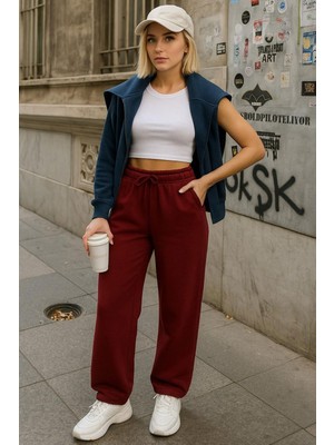 Fashion Friends Kadın Geniş Paça Eşofman Alt