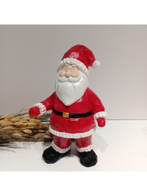 Kırmızı Noel Baba Figürü, Sevimli ve Şık Ev Dekoru Aksesuarı