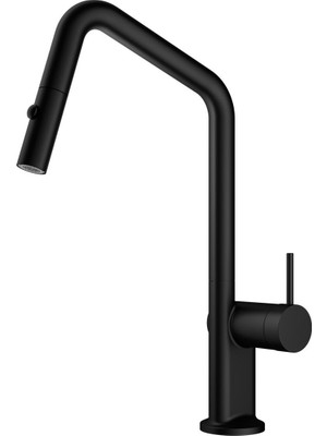 Fontana FJ-K0415 Mat Siyah Mutfak Bataryası